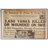 Image 1 : "3,650 Yanks Killed or Wounded on Iwo" Baltimore News