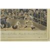 Image 7 : 1820 Hand-Coloured Aquatint: Monkey Versus Dog at the Westminster Pit