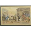 Image 7 : 19th C. Colored Engraving Titled: A Nobel Hunting Party - Drawn by Rowland Son