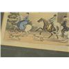 Image 9 : 19th C. Colored Engraving Titled: A Nobel Hunting Party - Drawn by Rowland Son