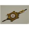 Image 2 : Antique Clock Pendulum with Mercury Glass Inset