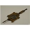 Image 3 : Antique Clock Pendulum with Mercury Glass Inset