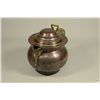 Image 2 : Late 18th C. Irish Silvered Hammered Copper Tankard Jug - Inset with Irish Half-Penny 1775