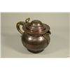 Image 3 : Late 18th C. Irish Silvered Hammered Copper Tankard Jug - Inset with Irish Half-Penny 1775
