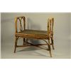 Image 1 : Antique Musical Wicker Child's Bench Circa 1900