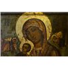 Image 5 : C1860 Antique Russian Icon - Madonna Surrounded by Angels
