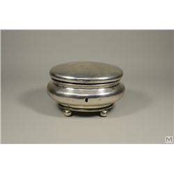 Judaica - C 1845 Silver Ethrog Box - Ghetto, Krakow Poland (.750 Fine)