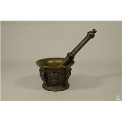 16th Century Italian Bell Metal Mortar and Pestle