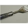 Image 10 : Hallmarked Tines and Handle Sterling Silver Fork C. 1890