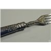 Image 8 : Hallmarked Tines and Handle Sterling Silver Fork C. 1890