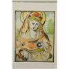 Image 3 : Colored Etching in The Renaissance Style Signed on Reverse