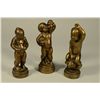 Image 2 : C. 1940 Three Cast Bronze Figures of Nymphs, Possibly German or American