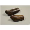 Image 1 : Pair of 18th C. Dutch Carved Wood Clog Forms
