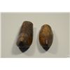 Image 2 : Pair of 18th C. Dutch Carved Wood Clog Forms