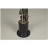 Image 7 : C.1900 Antique Royal Hampshire? Unusual Pewter Figure on Hardstone Base