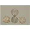 Image 1 : Lot of (4) Silver Dollars - 3 Canadian - 1 USA