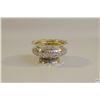 Image 1 : English London Parcel Gilt Sterling Master Salt (William Elliot 1824-1825)