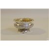 Image 2 : English London Parcel Gilt Sterling Master Salt (William Elliot 1824-1825)