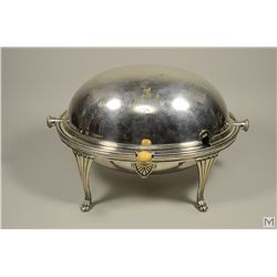 C1870 Silver Plated - William Hutton & Sons - CROSS ARROWS - Covered Casserole