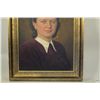 Image 5 : Oil on Board Portrait Signed R. Dressler 1947 - Inscription on Reverse
