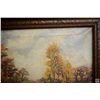 Image 8 : Antique Canadian Oil Painting on Canvas - Ontario? Old Bridge at Stream Crossing