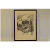 Image 1 : 1938 Framed Etching - Alfred Staerkle  Signed and Dated in Pencil