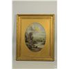 Image 1 : 19th C. Scottish Oil on Artist Board The Giant Staircase, Unsigned