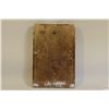Image 2 : Vintage Cast Bronze Portrait Plaque of MOZART - Mounted on Wood Panel