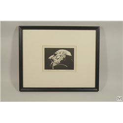 Signed  'Robbin' Woodblock Print 15/50 - The Artist