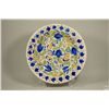 Image 1 : Antique Eastern European Glazed Platter - Tulip Design