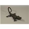 Image 1 : Antique Patinated Cast Bronze Lizard C.1900 Viennese or Possibly Japanese