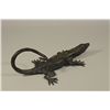 Image 2 : Antique Patinated Cast Bronze Lizard C.1900 Viennese or Possibly Japanese