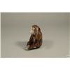 Image 2 : Antique Painted Porcelain Figure of a Monkey