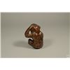 Image 3 : Antique Painted Porcelain Figure of a Monkey