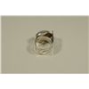 Image 3 : NWC Native Carved Silver Ring with Turquoise by Barry Wilson Haisla - Kemano, B.C.