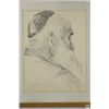 Image 3 : Original Drawing 'The Rabbi' Indistinctly Signed
