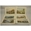 Image 1 : Collection of (6) 19th C. Chromolithographs Africa - Dr. Livingston & Stanley