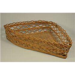 NWC Salish Triangle Form Open Work Basket