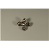 Image 2 : 18th C. Jewelled Foil Back Brooch, Gilt Setting