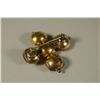 Image 8 : 18th C. Jewelled Foil Back Brooch, Gilt Setting