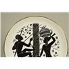 Image 3 : Art Deco Tribal Design GUSTAVSBERG BEN. POPSLIN SILHUETT Plate