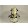 Image 2 : Don Antonio Castillo Teran Hand Beaten Water Pitcher with 3 Horned Chameleon