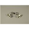 Image 1 : Enamelled Sterling Cufflinks C. 1920