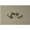 Image 3 : Enamelled Sterling Cufflinks C. 1920