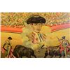 Image 3 : Vintage Oil on Masonite Portrait of Spanish Bullfighter MATADOR MANOLETE (1917-1947)