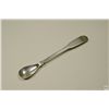 Image 2 : 19th C. Provincial Sterling Condiment Spoon - Marked With: "CC" or "CO" (3X)