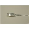 Image 8 : 19th C. Provincial Sterling Condiment Spoon - Marked With: "CC" or "CO" (3X)