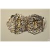 Image 2 : Antique British Colonial Coin Silver Victorian Styled Buckle   - Tests at 900+ fine