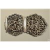 Image 7 : Antique British Colonial Coin Silver Victorian Styled Buckle   - Tests at 900+ fine