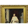 Image 3 : Antique Victorian Oil Painting on Board of Roman Temple Maiden (Copy of 'Nydia')  Initialled: FW 190
